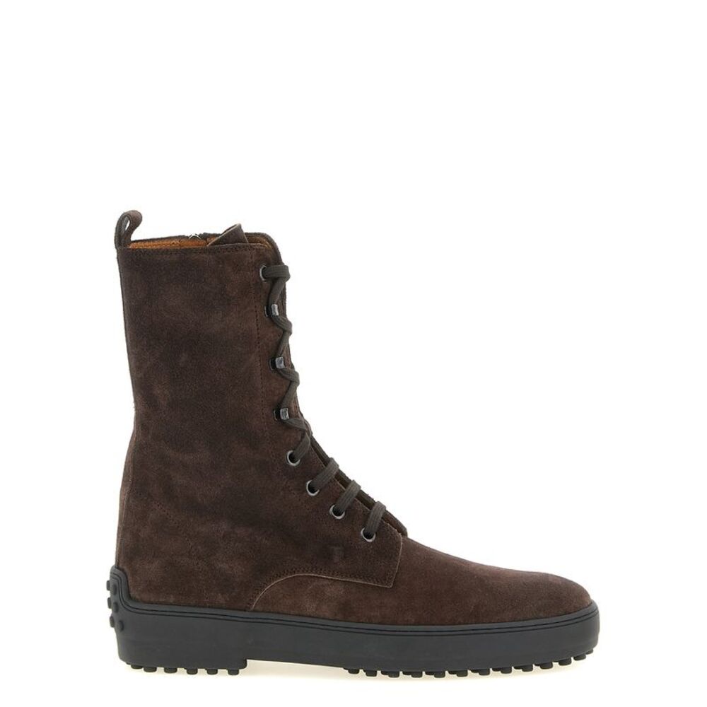 Tod's Brown Calfskin Ankle Women's Boots